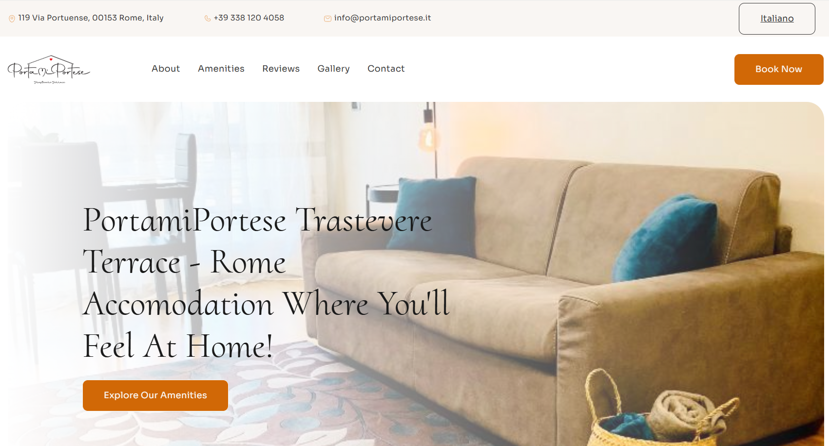 PortamiPortese website by Yisroel Steinar